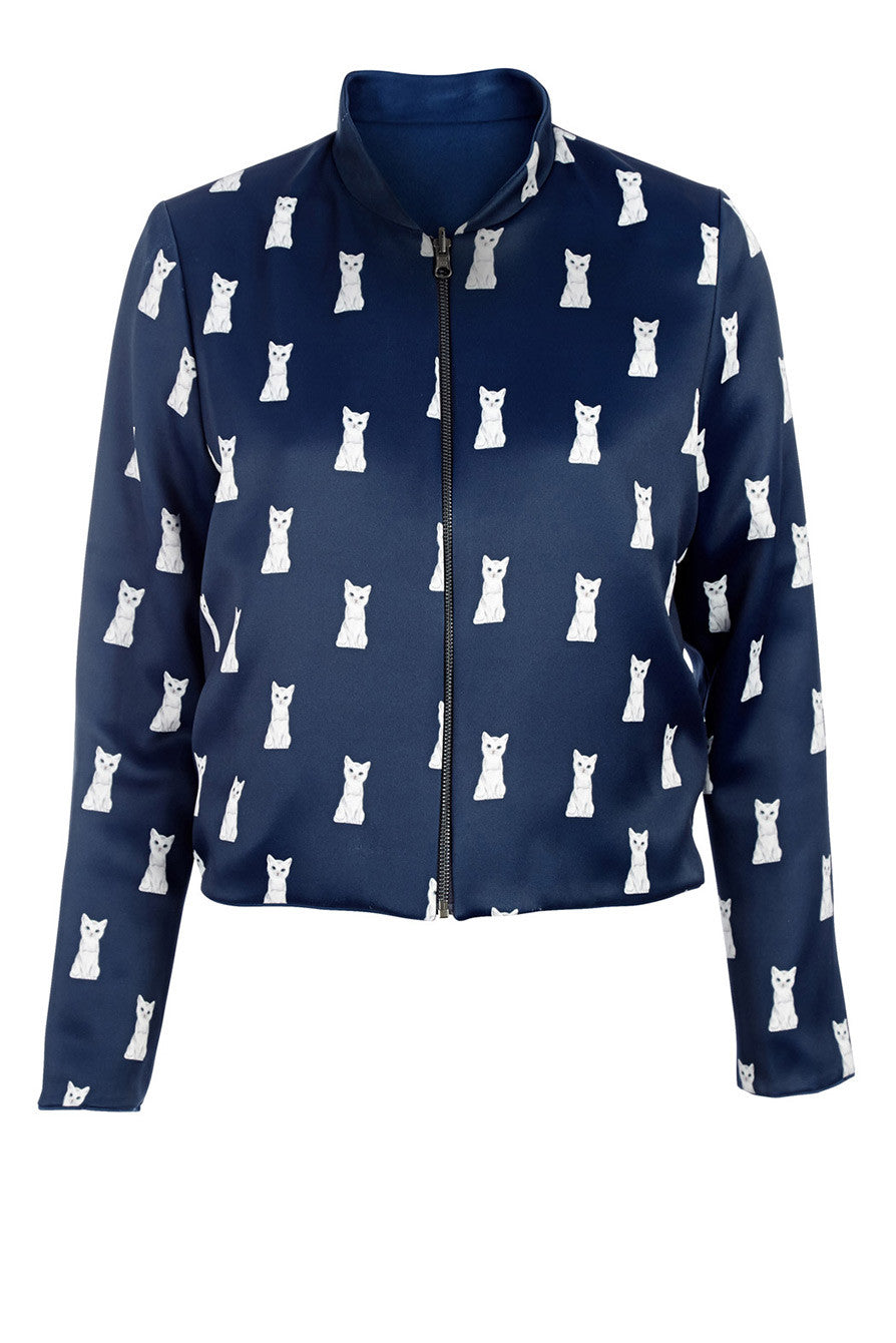 Cute Navy Reversible Jacket