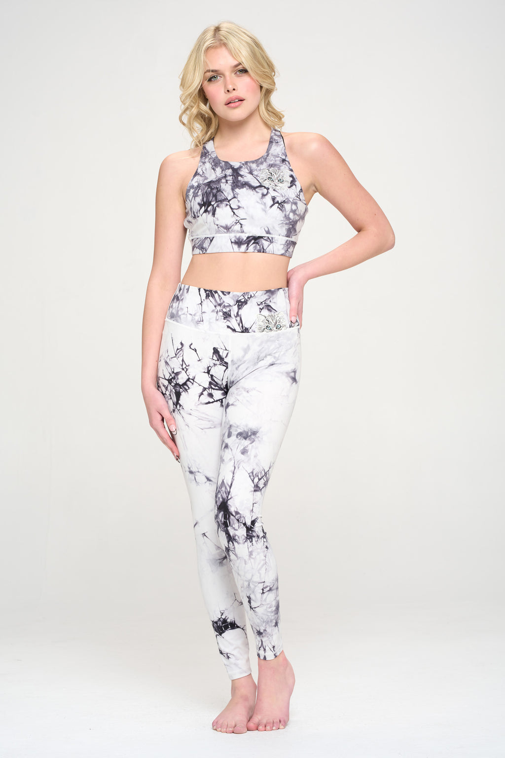 Embroidary Cat Yoga Set