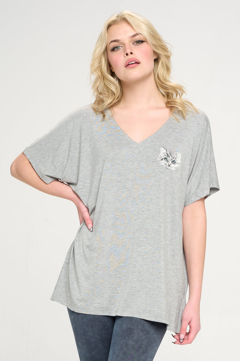 New Style V Neck Tee