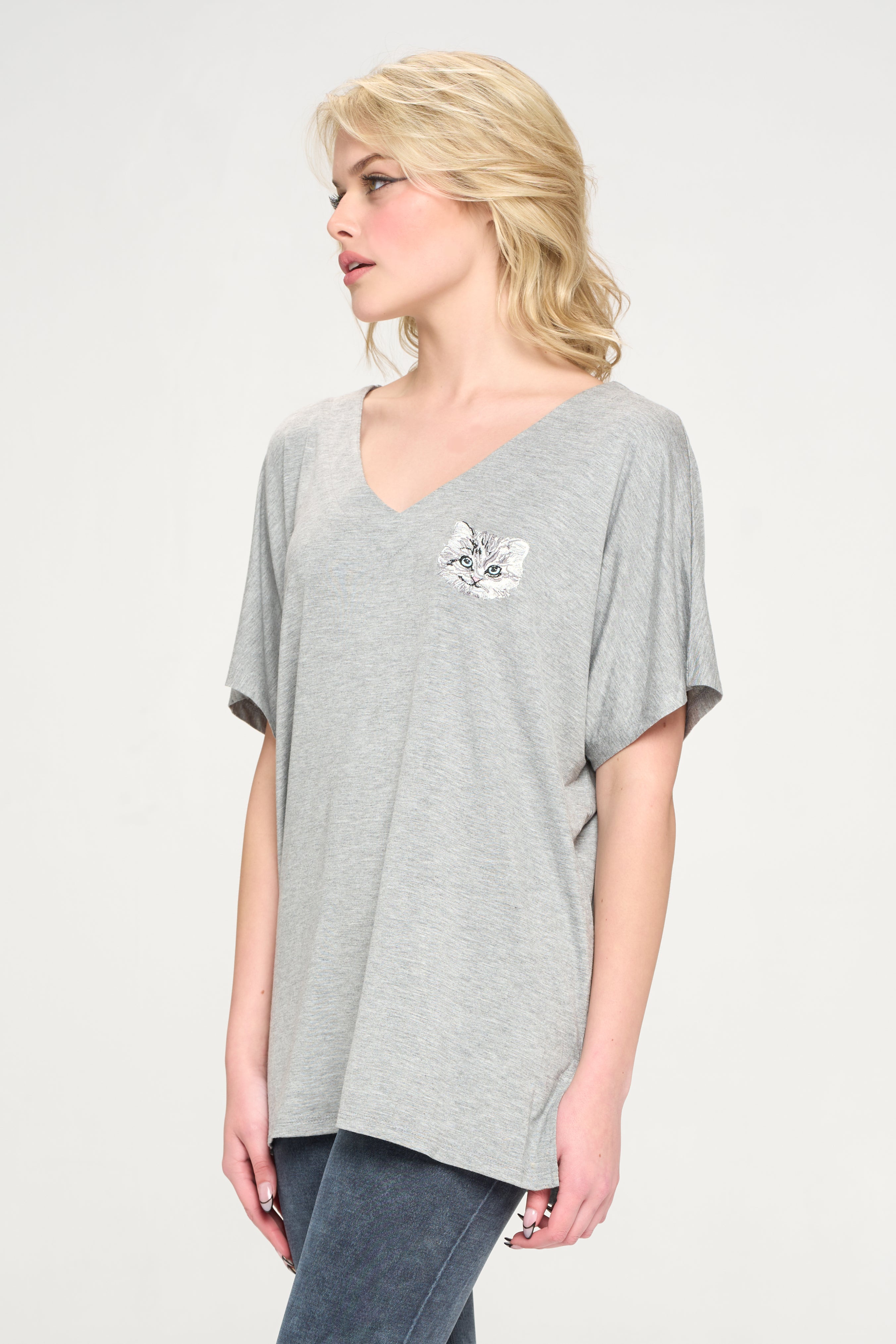 New Style V Neck Tee