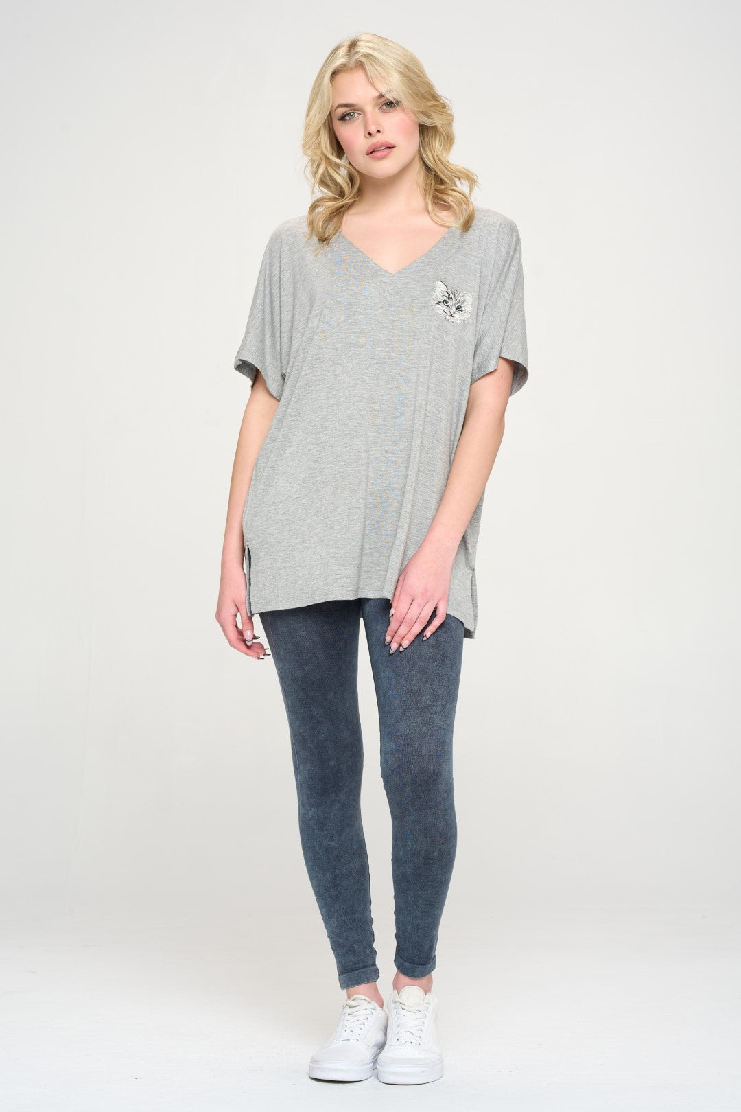 New Style V Neck Tee