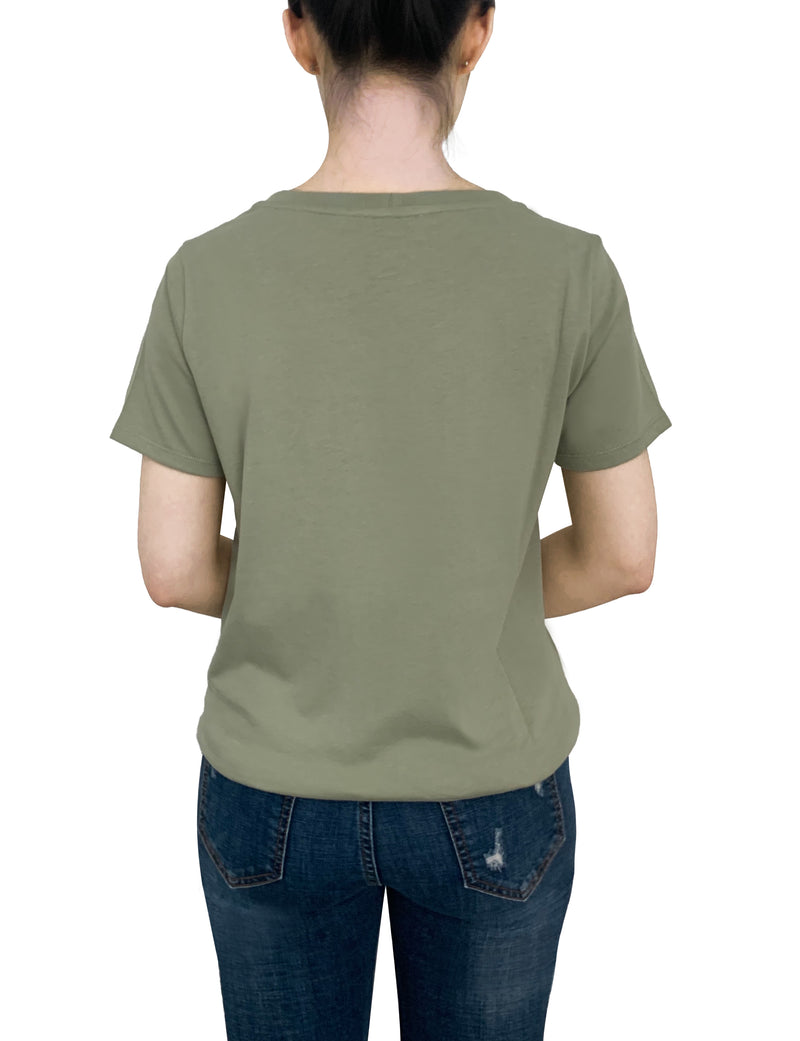 Glendale Cat Pocket Tee - Green