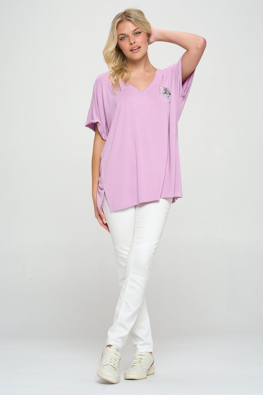 New Style V Neck Tee