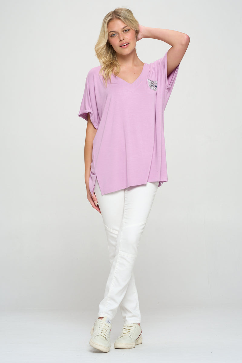 New Style V Neck Tee